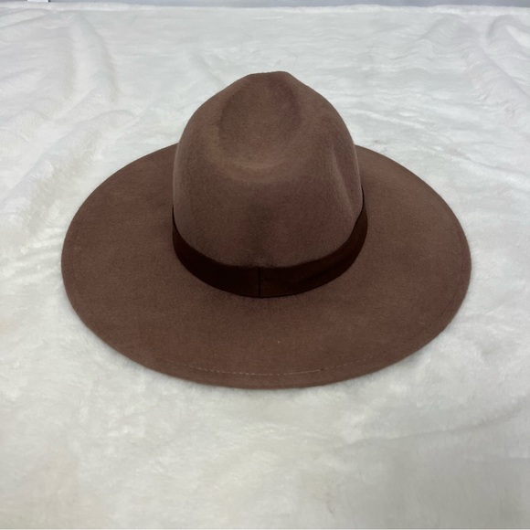 ALTAR’D STATE WIDE BRIM WOOL HAT IN BROWN ONE SIZE - Picture 5 of 9